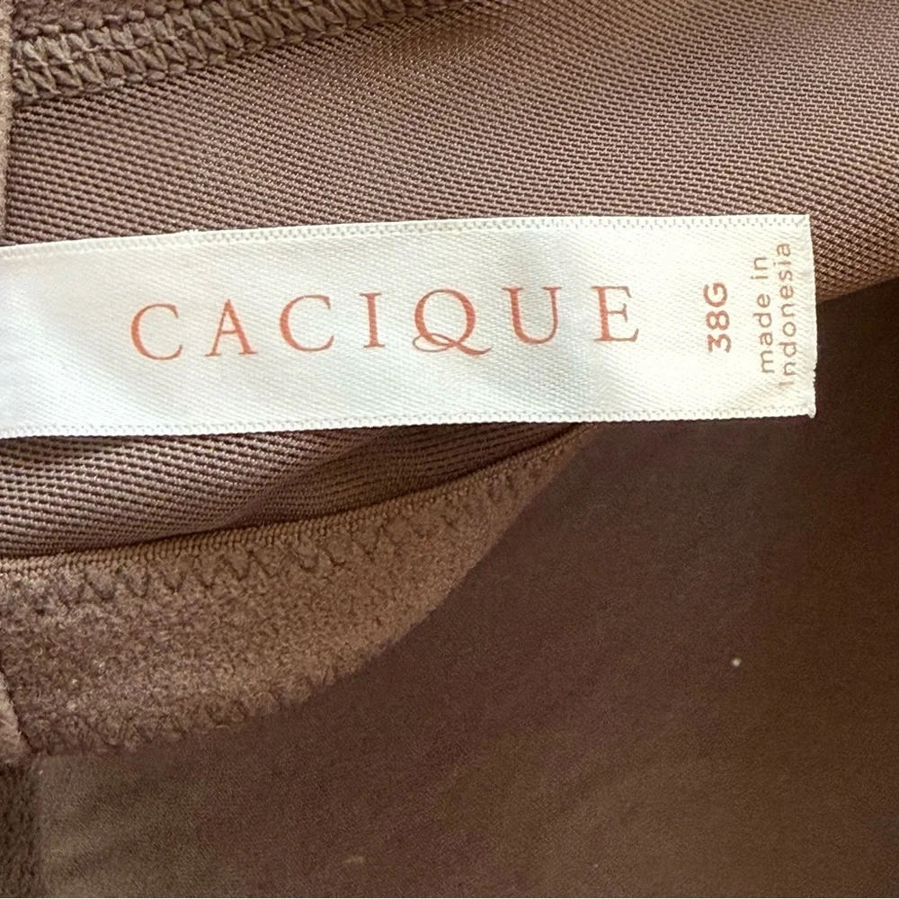 Cacique Underwire Lightly Lined Full Coverage Bra Size 38G Dark Purple‎